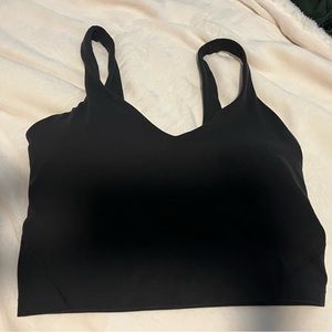 Black lululemon align tank, size 8.